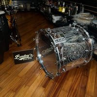 Herch Percussion 20x22" Tambora Bass Drum in Anodized Black Aztec Calendar & Copper w/ FREE CASE