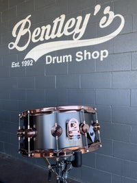 *NEW* DW DRVD6514SVPBK Collector's Series 6.5x14 Satin Black over Brass 10-Lug Snare Drum w/ Exclusive Copper Hardware