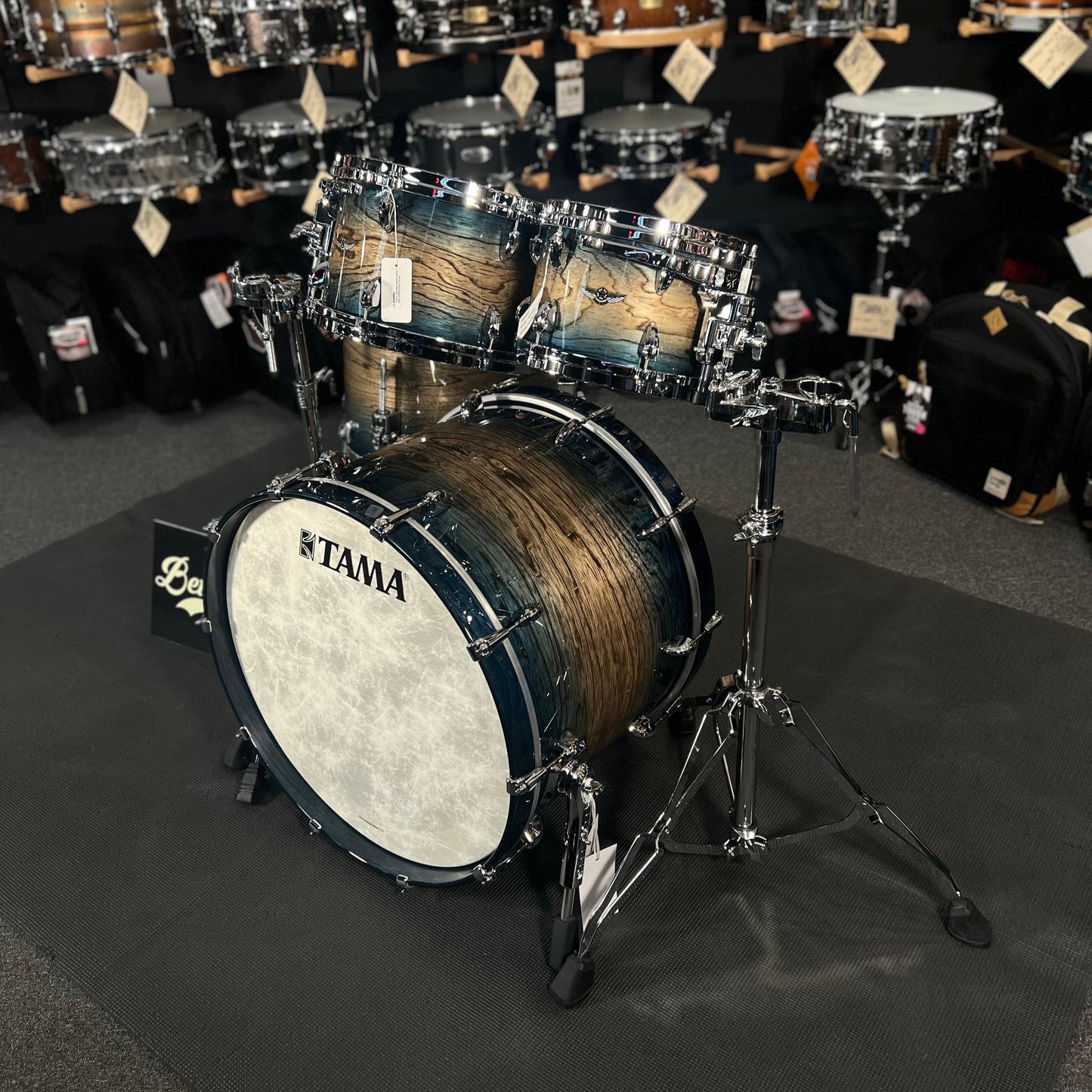 Tama STAR Walnut 10/12/16/22" Drum Set Kit in Indigo Japanese Sen Burst *IN STOCK*