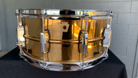 Ludwig LB552 Polished Bronze-Phonic 6.5x14 Snare Drum w/ Imperial Lugs