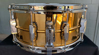 Ludwig LB552 Polished Bronze-Phonic 6.5x14 Snare Drum w/ Imperial Lugs