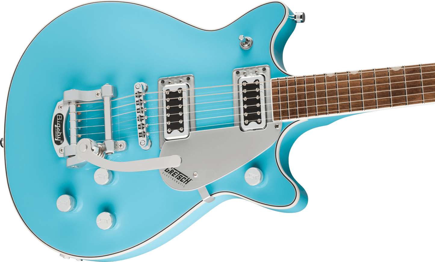 Gretsch G5232T Electromatic Double Jet FT 6-String Solid Body Electric Guitar in Kailani Blue *IN STOCK*