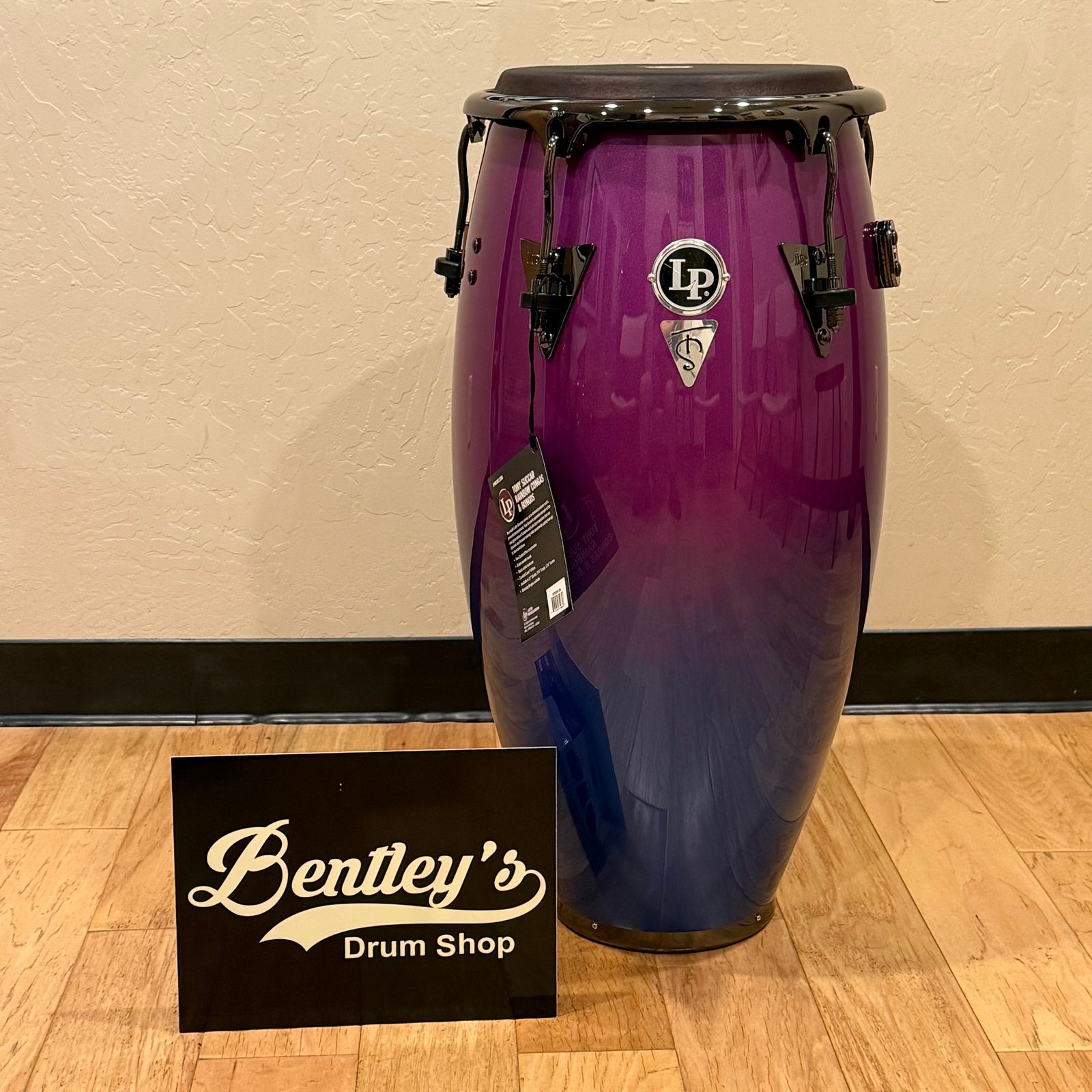 ~NEW!~ LP Latin Percussion LP522X-TS Tony Succar Signature New Zealand Pine 11" Quinto in Rainbow Lacquer with Black Nickel Hardware & Black Skyn Heads