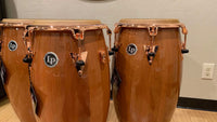 ~LIMITED EDITION~ LP Latin Percussion Pure Cherrywood Quinto/Conga/Tumba Top-Tuning Trio Set with Bronze Hardware