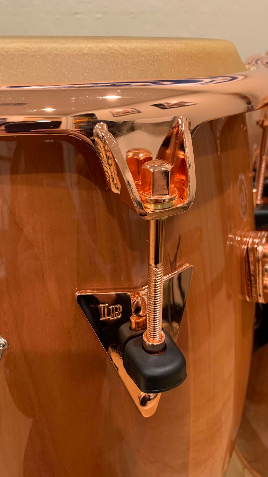 ~LIMITED EDITION~ LP Latin Percussion Pure Cherrywood Conga & Tumba Top-Tuning Duo Pair with Bronze Hardware