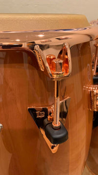 ~LIMITED EDITION~ LP Latin Percussion Pure Cherrywood Conga & Tumba Top-Tuning Duo Pair with Bronze Hardware