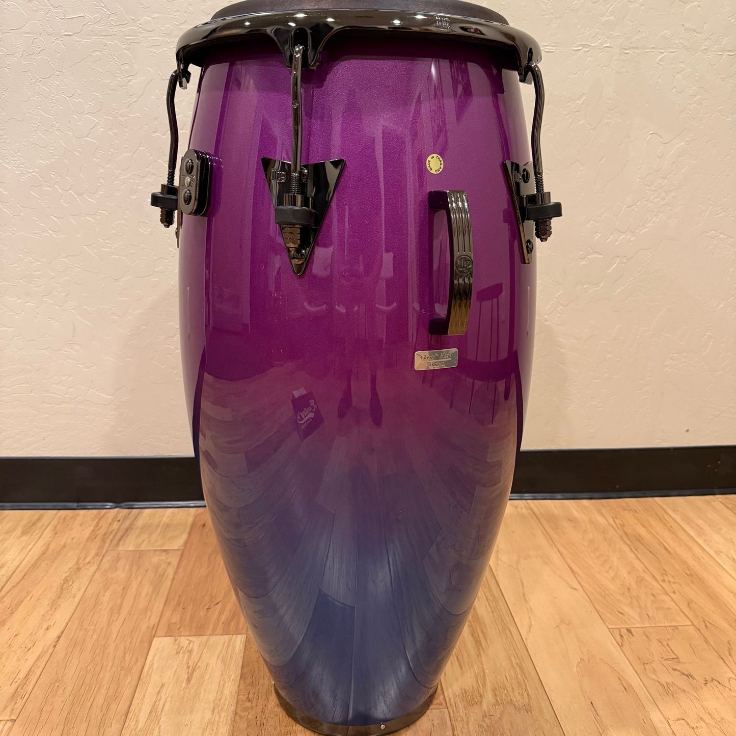 ~NEW!~ LP Latin Percussion LP522X-TS Tony Succar Signature New Zealand Pine 11" Quinto in Rainbow Lacquer with Black Nickel Hardware & Black Skyn Heads