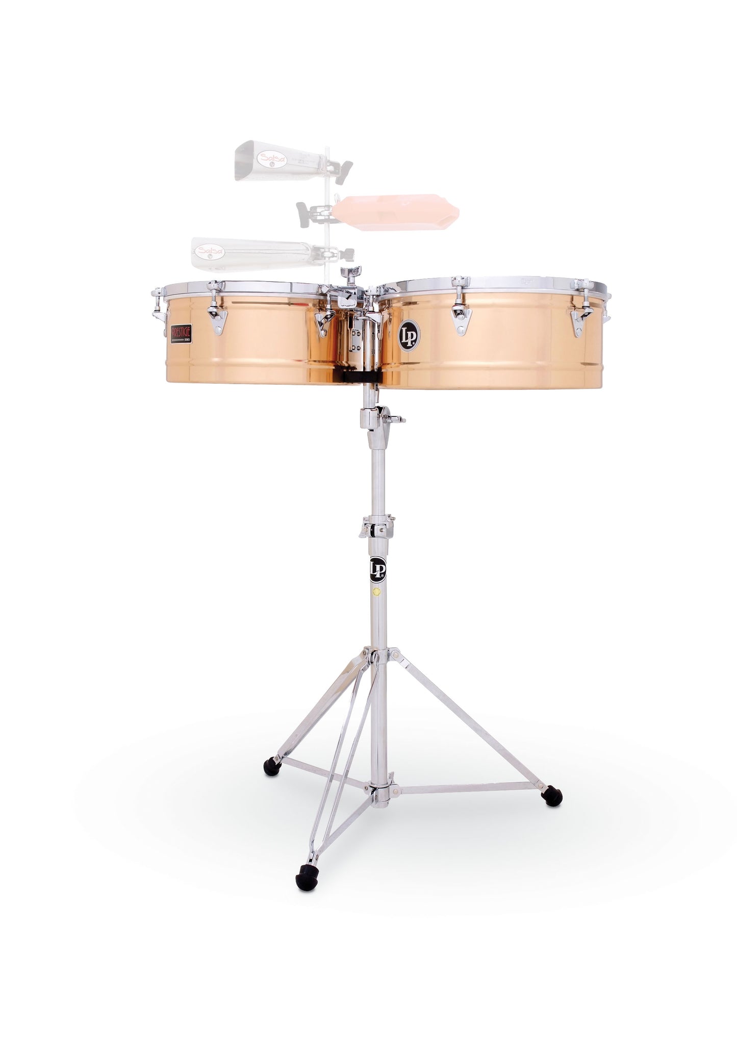 Ensemble de timbales en bronze LP1415-BZ Prestige Series de 14/15 po de LP Latin Percussion