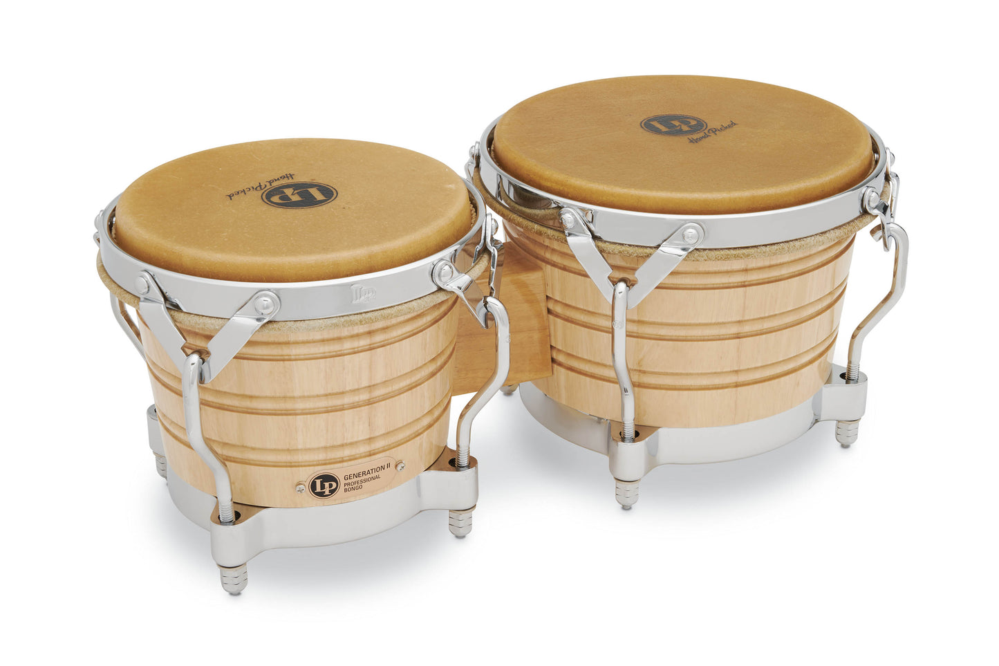 Bongós LP Latin Percussion LP201A-2 Generación II con aros tradicionales