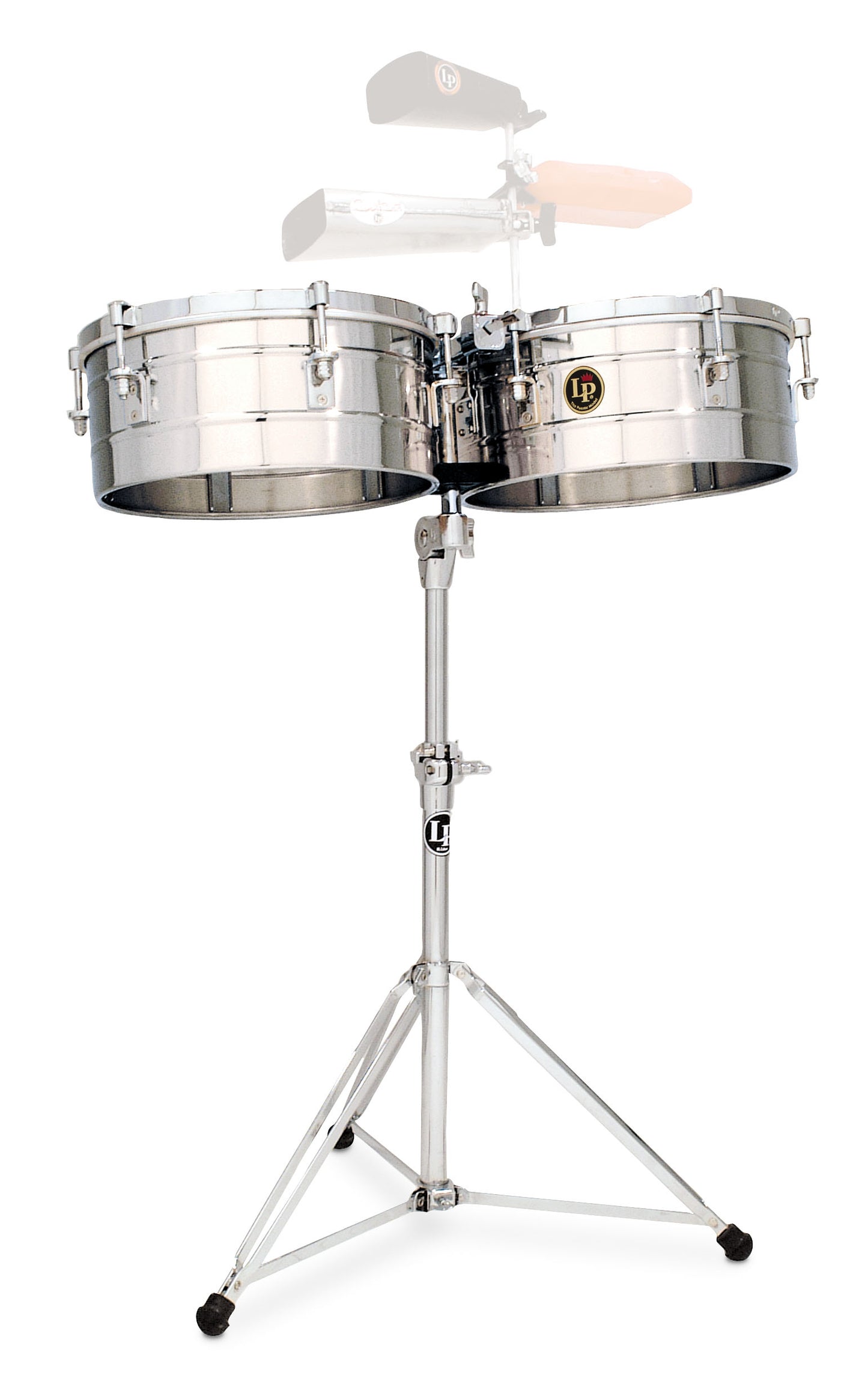 Ensemble de timbales en acier inoxydable LP Latin Percussion LP257-S Tito Puente Signature 14/15"