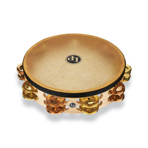 LP Latin Percussion LP384-BB Pro Tambourin à tête double rangée 10" - Hybride laiton/bronze