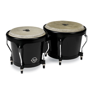 Bongos en fibre de verre de la série Aspire LPA601F-BK de LP Latin Percussion