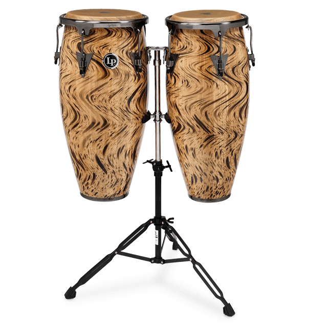 LP Latin Percussion LPA646-HC Aspire 10" & 11" Havana Cafe Conga Set w/ Stand *IN STOCK*