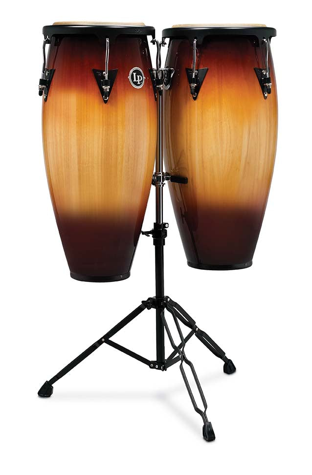 Ensemble de congas 10"/11" de la série Aspire de LP Latin Percussion LPA646-VSB