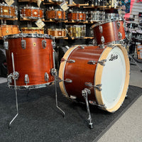 Ludwig Legacy Mahogany 3-Piece FAB 13/16/22 Drum Kit Set in Vintage Mahogany with Satin Natural Hoops