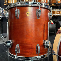 Ludwig Legacy Mahogany 3-Piece FAB 13/16/22 Drum Kit Set in Vintage Mahogany with Satin Natural Hoops