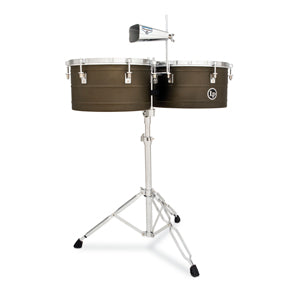 Ensemble de timbales à coquille profonde Barrio LP Latin Percussion M258 Matador Series 14" et 15"