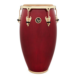 Tumba de madera de la serie Matador de LP Latin Percussion M754S-RW de 12-1/2" en color rojo con herrajes dorados