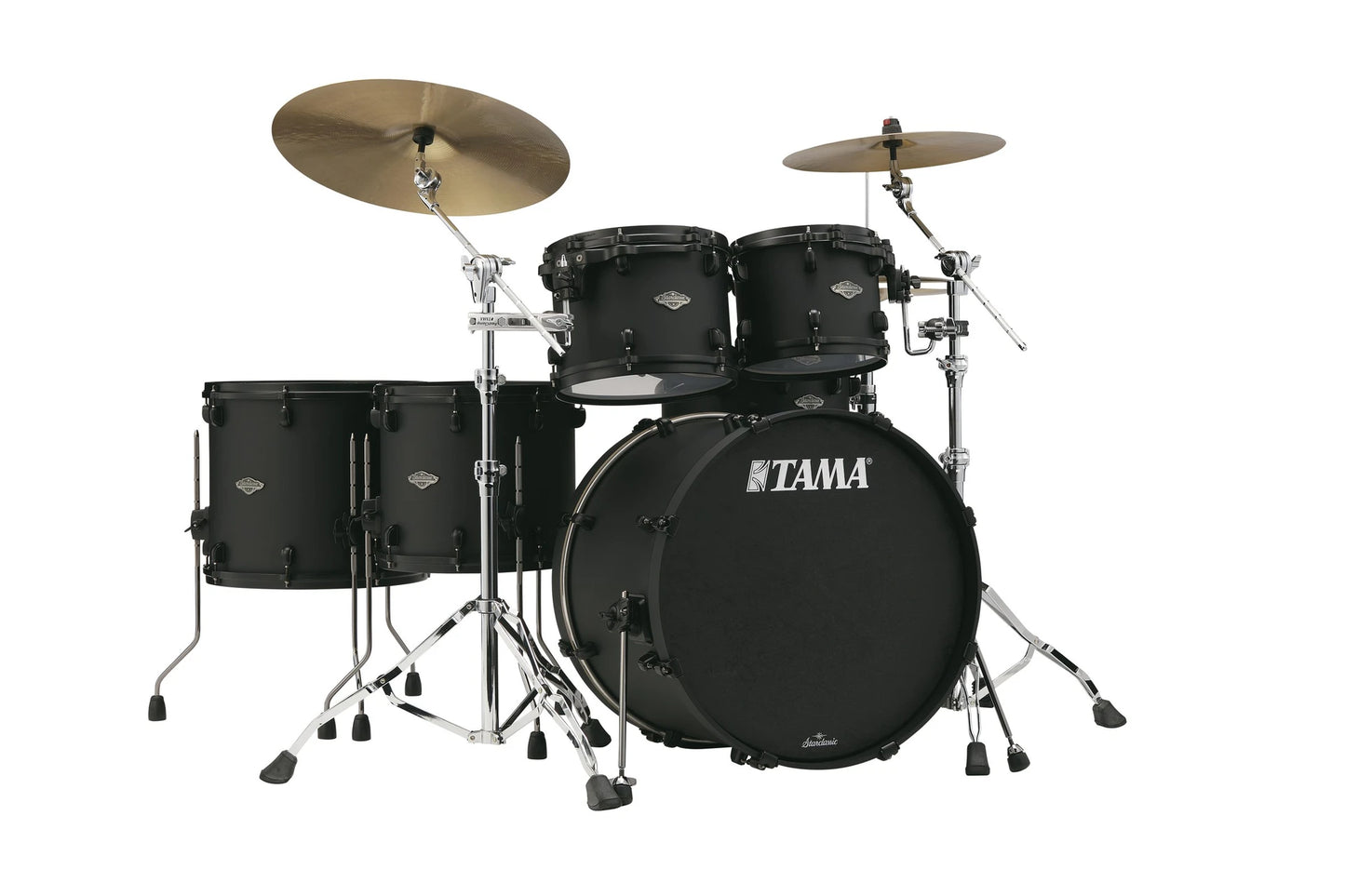 ~LIMITED EDITION!~ 2026 TAMA Starclassic Performer 5-Piece 10/12/14/16/22 Drum Kit Set in Flat Black Lacquer with Flat Black Hardware *IN STOCK*