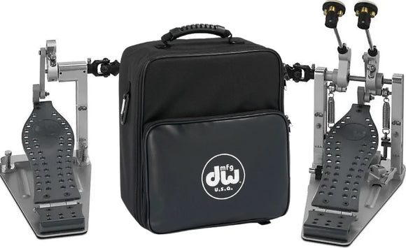 DW DWCPMDD2GR MFG Machined Direct Drive ColorBoard Double Bass Drum Pedal in Gray w/ Carrying Case *IN STOCK*
