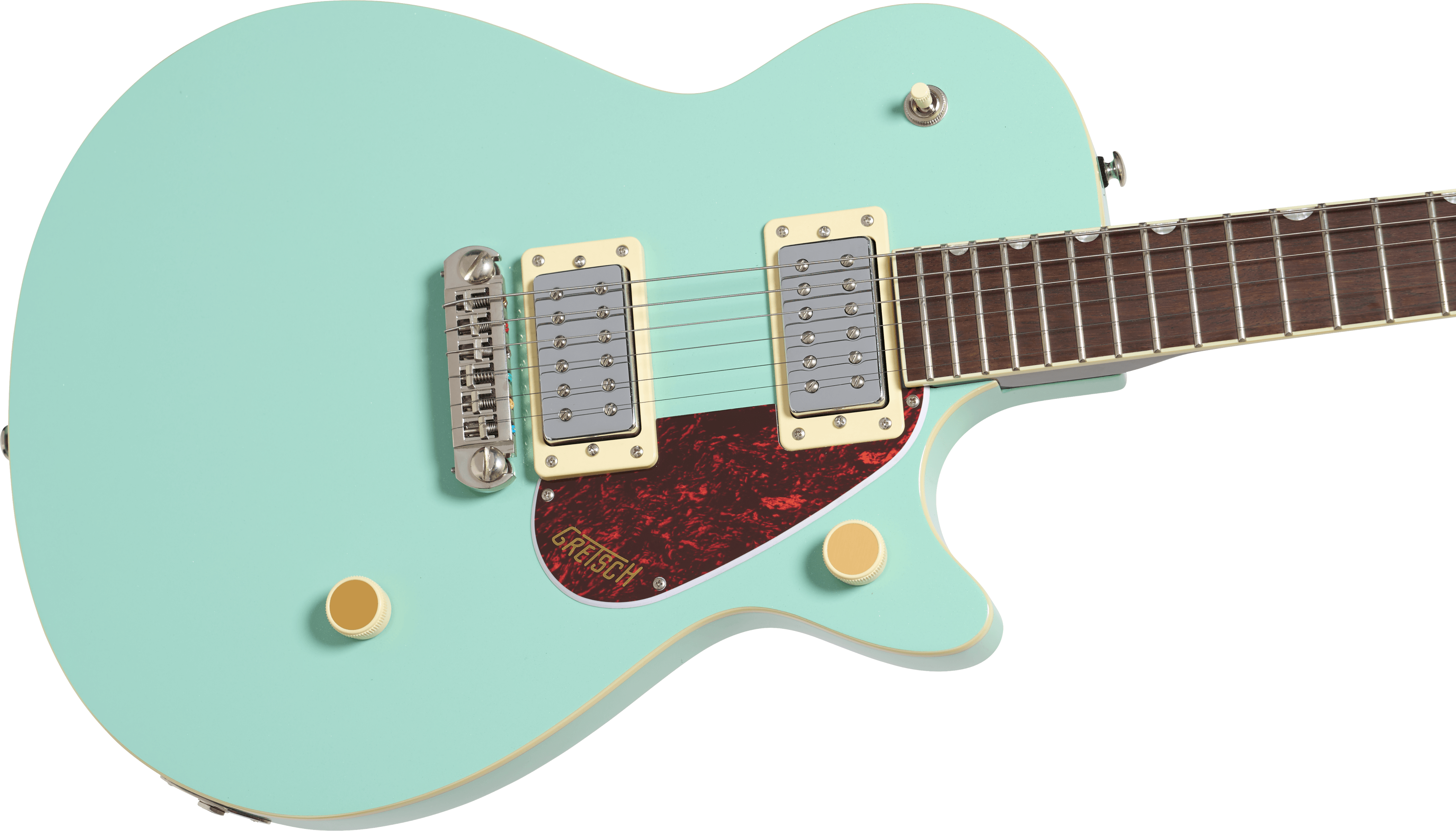 Gretsch Streamliner Jet Club Single-Cut 6-String Solid Body Electric Guitar w/ Wraparound in Mint Metallic *IN STOCK*