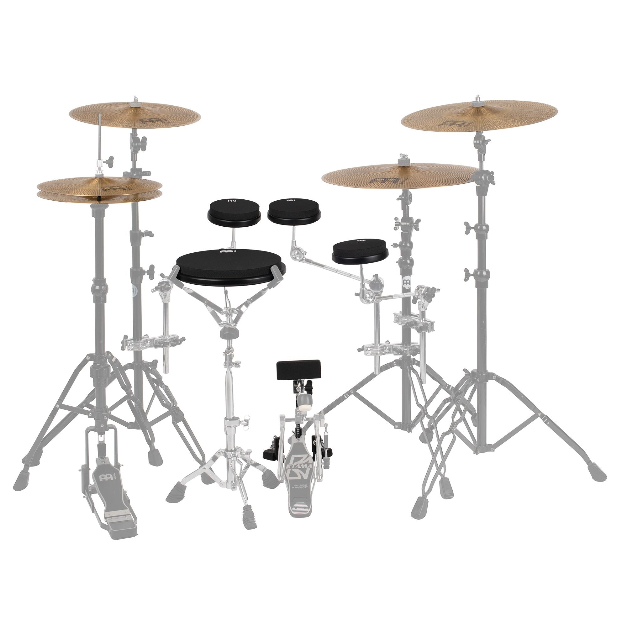 ~NEW~ Meinl MPPK4 Marshmallow Practice Pad 4-Piece Kit w/ 18" Crash