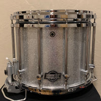 ~WOW!~ Mapex Quantum Mark II Classic 12x14 Marching Snare Drum in Silver Diamond Dazzle