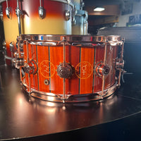 *RARE* DW Neil Peart Time Machine 6.5x14" ICON Snare Drum w/ Deluxe Case #239