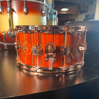 *RARE* DW Neil Peart Time Machine 6.5x14" ICON Snare Drum w/ Deluxe Case #239