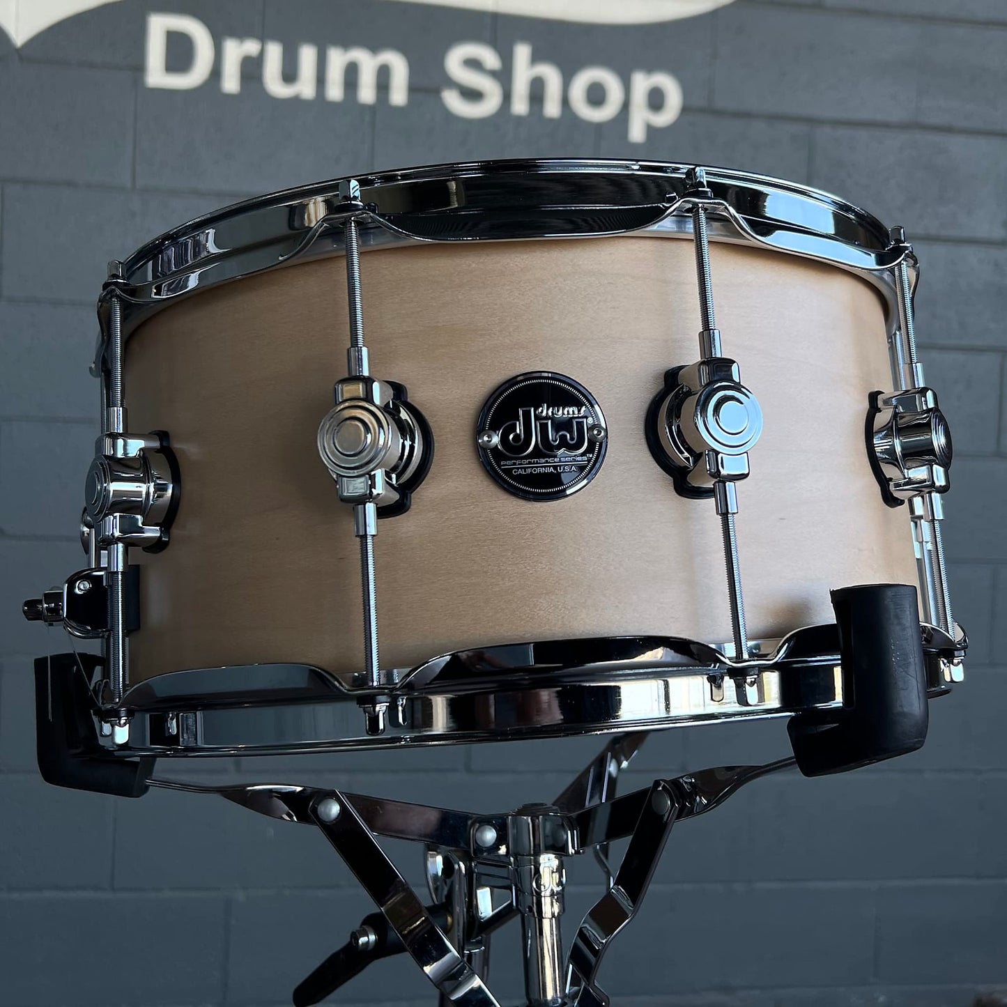 DW Performance 6.5x14" Snare Drum in Satin Natural