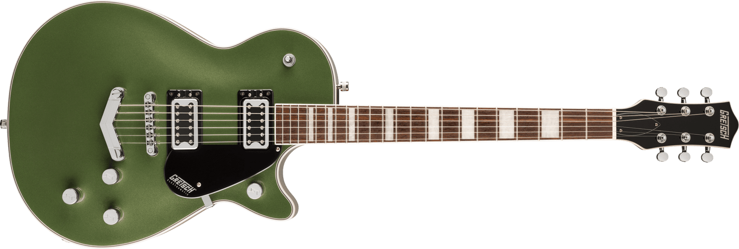 Gretsch G5220 Electromatic Jet BT Single-Cut 6-String Solid Body Electric Guitar w/ V-Stoptail in Olive Metallic *IN STOCK*