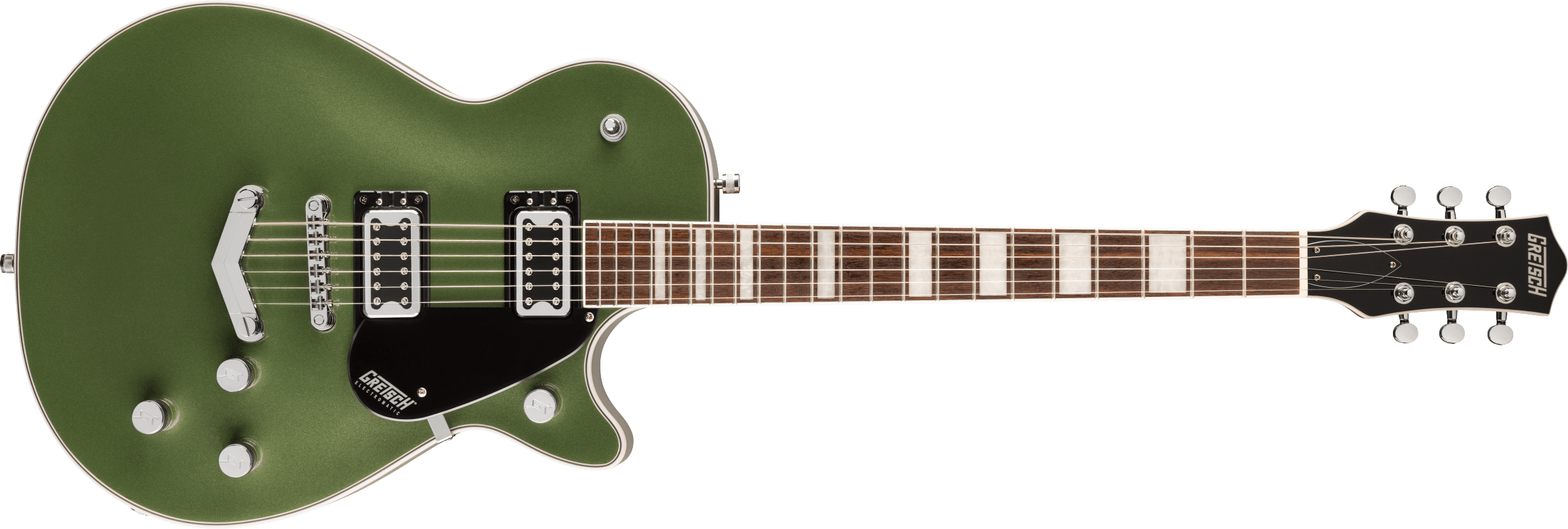 Gretsch G5220 Electromatic Jet BT Single-Cut 6-String Solid Body Electric Guitar w/ V-Stoptail in Olive Metallic *IN STOCK*