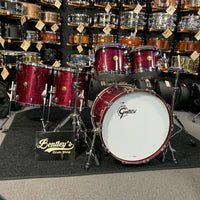 ~WOW!~ Gretsch USA Custom 5-Piece 10/12/14/16/22 Drum Kit Set in Purple Gloss Lacquer
