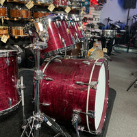 ~WOW!~ Gretsch USA Custom 5-Piece 10/12/14/16/22 Drum Kit Set in Purple Gloss Lacquer