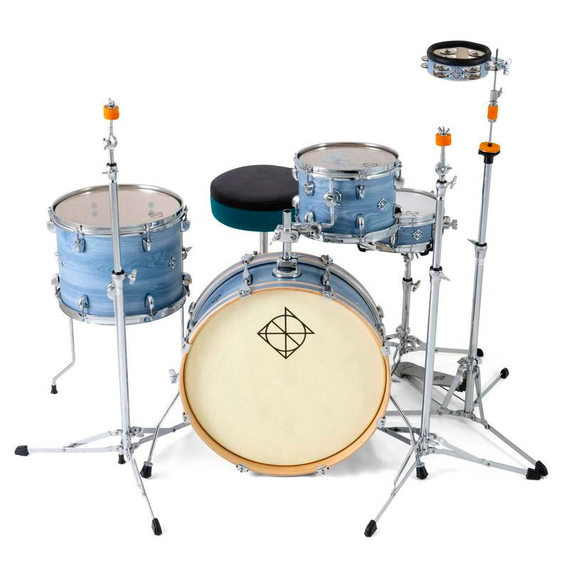 Dixon Little Roomer PODL520CF 5-Piece Drum Kit Set in Cerulean Frost