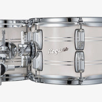 ~NEW!~ Rogers Powertone Series 4-Piece 10/12/14/20 Fusion Drum Kit Set in Antique Creme with Chrome Pinstripes (SAVE OVER $675!)