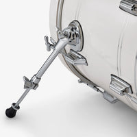 ~NEW!~ Rogers Powertone Series 4-Piece 10/12/14/20 Fusion Drum Kit Set in Antique Creme with Chrome Pinstripes (SAVE OVER $675!)