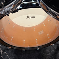 ~NEW!~ Rogers R-Series Maple 4-Piece 10/12/16/22 Drum Kit Set in Piano Black Gloss with Copper Pinstripe