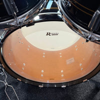 ~NEW!~ Rogers R-Series Maple 5-Piece 10/12/16/18/22 Drum Kit Set in Piano Black Gloss with Copper Pinstripe