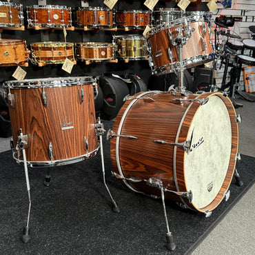~WOW!~ SONOR Vintage Series 3-Piece 13/16/22 Drum Kit Set in Rosewood Semi-Gloss Veneer w/ Single-Tom Holder