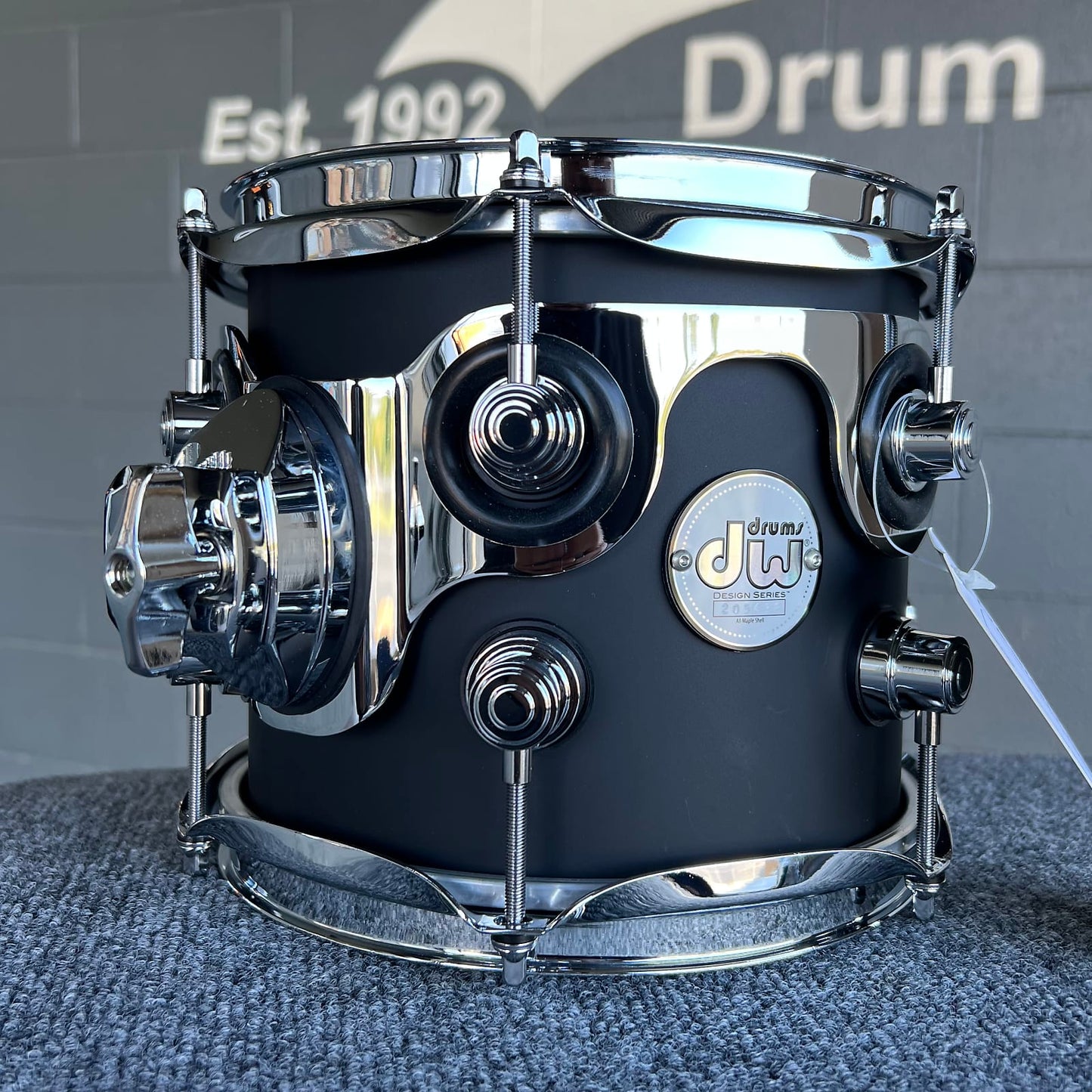 DW Design Series 7x8" Rack Tom in Satin Black