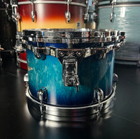 Tama MAT1309BNMEB Starclassic Maple 9x13" Rack Tom in Molten Electric Blue Burst w/ Black Nickel Hardware