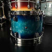 Tama MAT1309BNMEB Starclassic Maple 9x13" Rack Tom in Molten Electric Blue Burst w/ Black Nickel Hardware