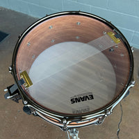 SJC Custom 6.5x14" Bubinga Snare Drum w/ Black Nickel Hardware