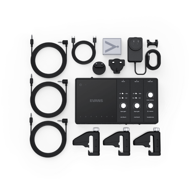 EVANS Hybrid Sensory Percussion Sound System Bundle *IN STOCK*