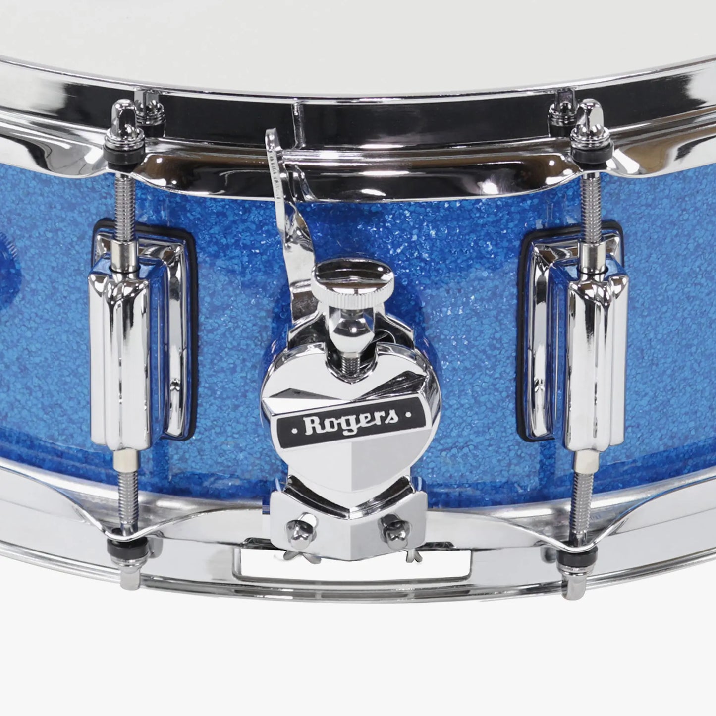 ~NEW!~ Rogers ST36BS SuperTen Series 5x14 Snare Drum in Blue Sparkle (SAVE OVER $250!)
