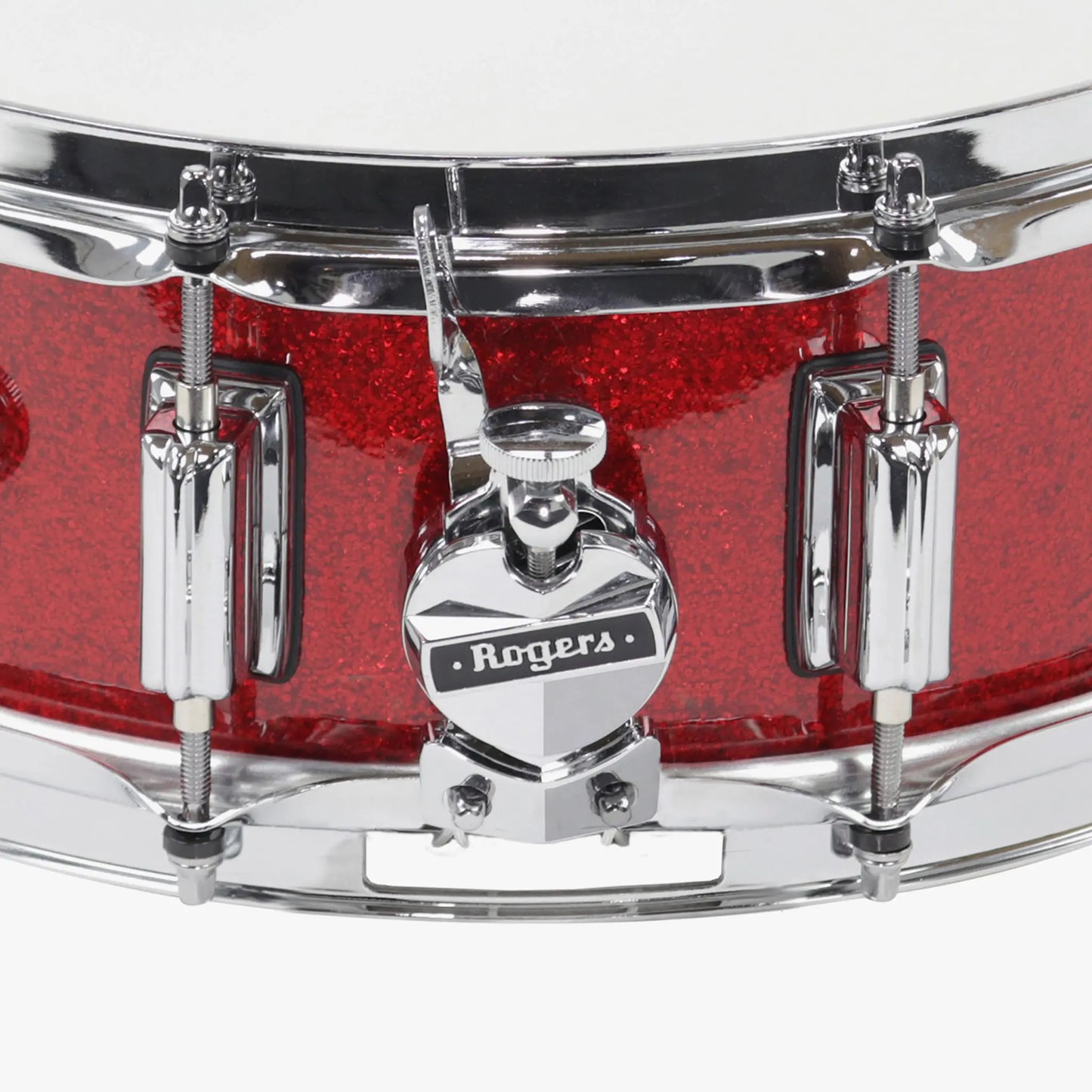 ~NEW!~ Rogers ST36RS SuperTen Series 5x14 Snare Drum in Red Sparkle (SAVE OVER $250!)