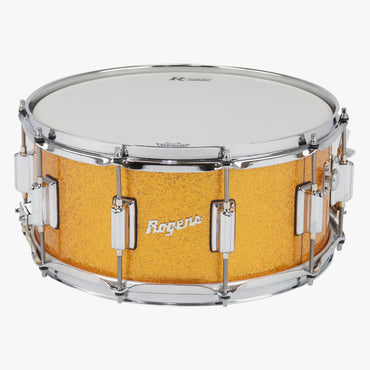 ~NEW!~ Rogers ST37GS SuperTen Series 6.5x14 Snare Drum in Gold Sparkle (SAVE OVER $250!)