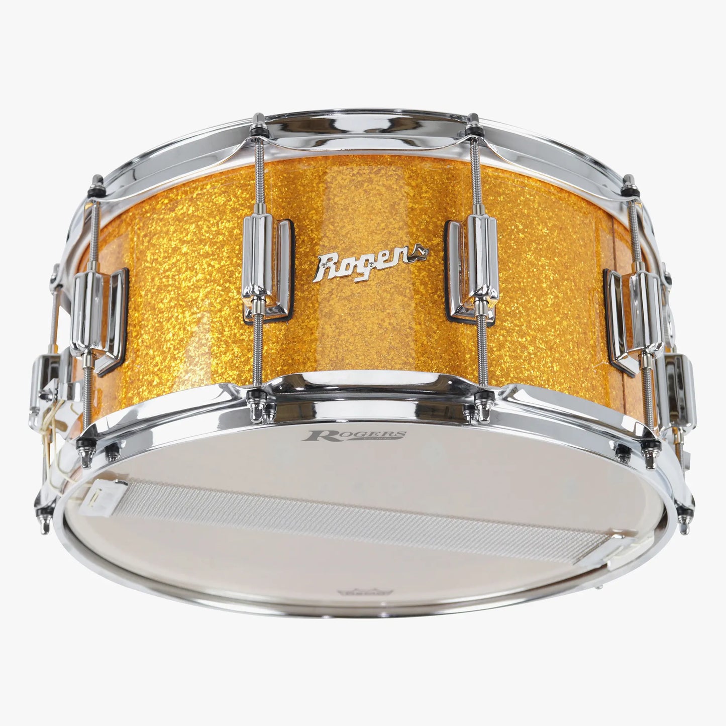 ~NEW!~ Rogers ST37GS SuperTen Series 6.5x14 Snare Drum in Gold Sparkle (SAVE OVER $250!)
