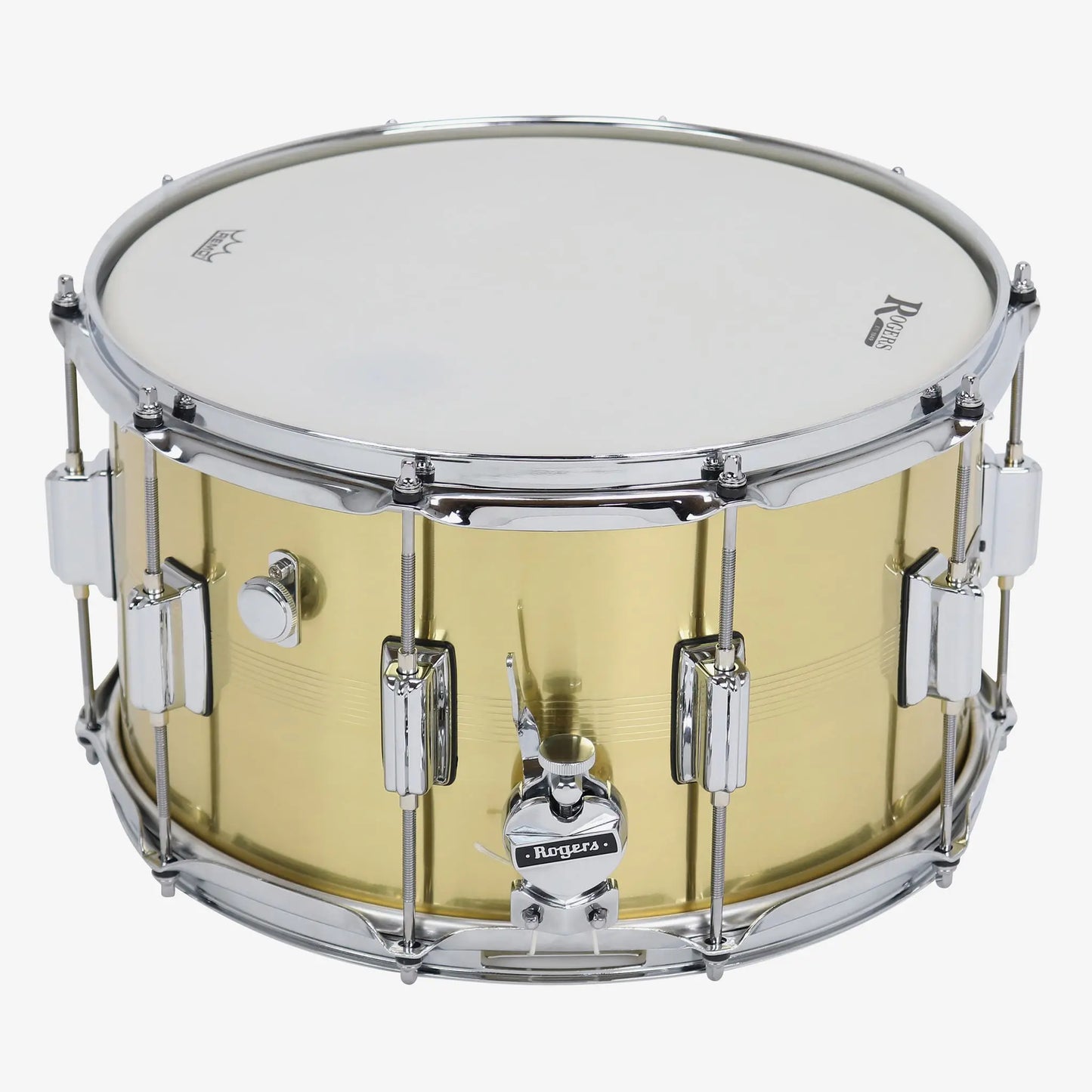 ~NEW!~ Rogers ST38BN 7 Line Brass SuperTen 8x14 Snare Drum (SAVE $335!)